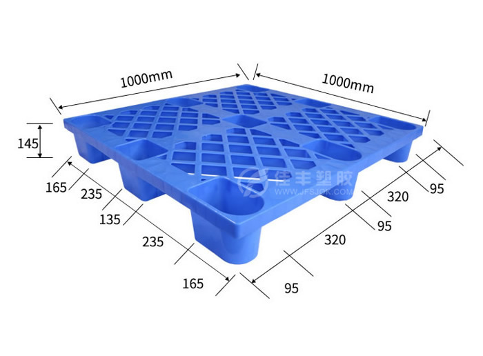 单面网格(九圆脚)塑料托盘