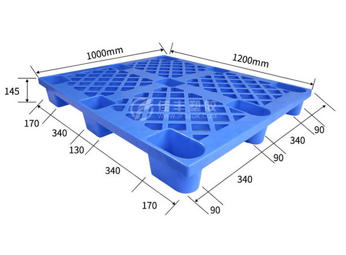 单面九圆脚塑料托盘